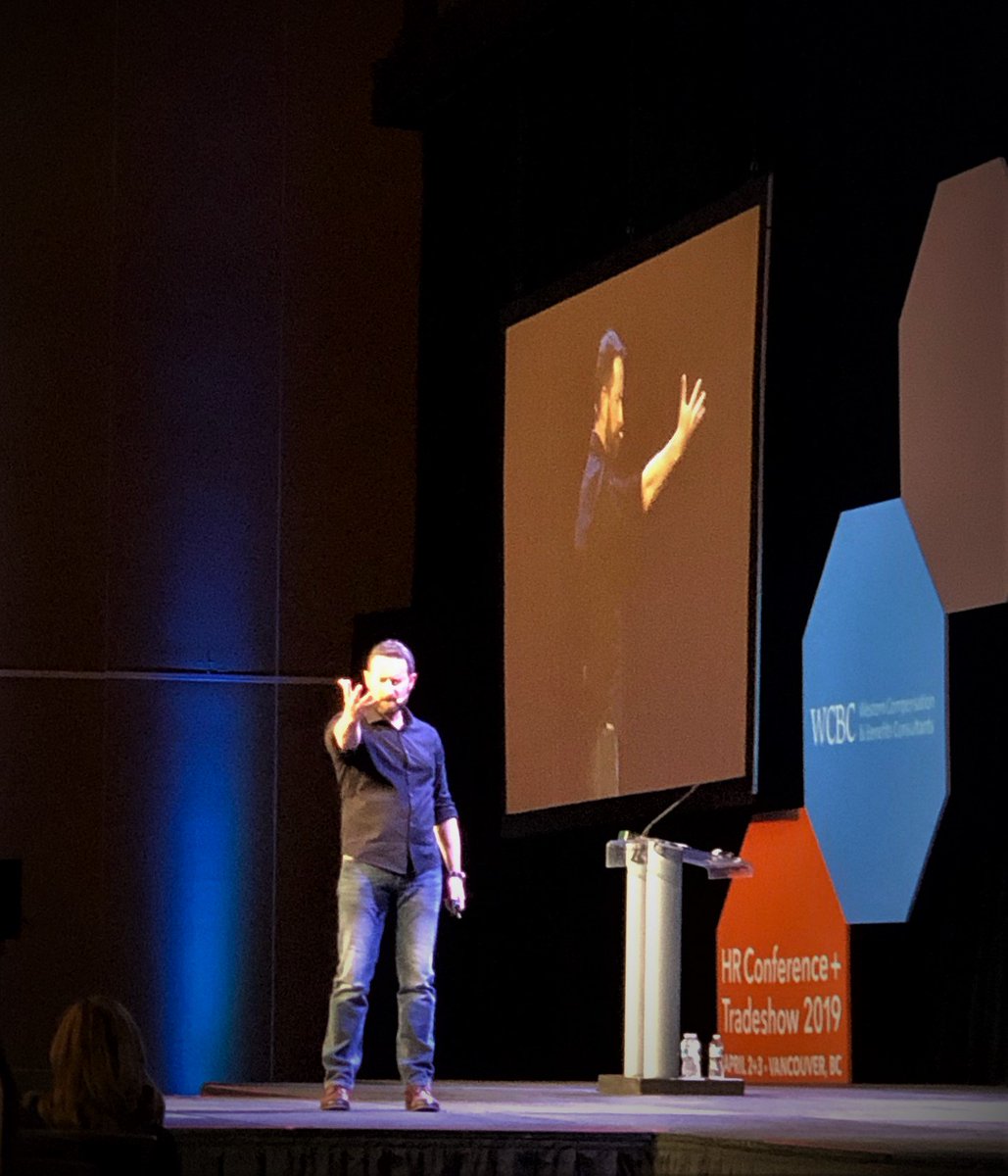 Many lessons learned from <a href="/DuncanJWardle/">Duncan Wardle - Innovation Keynote Speaker</a>'s #keynote session today. One #takeaway : "The opposite of #bravery is not cowardice -- it's conformity. #BeBrave. Say "#Yes". #BeCreative. Ask "#Why". Be #innovative. Re-express the #challenge." #HRCONF2019 #Team7SM #ChallengeAccepted