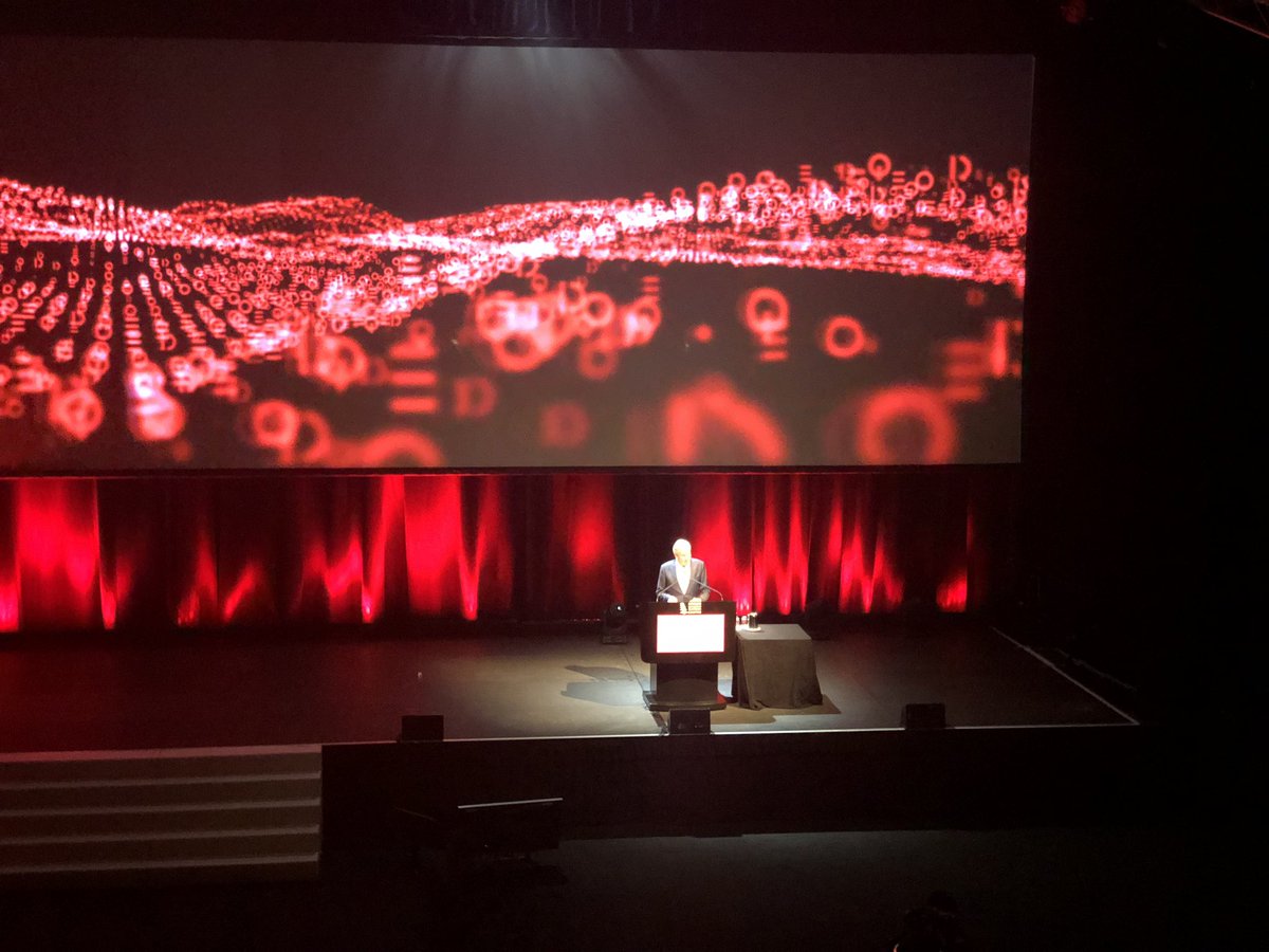 samhussey's tweet photo. Watching @andy_penn CEO of @Telstra talk about 5G. Very interesting!
I’m on at 11:35am talking about The Experience Economy w/ Immersive Technology @qode_ @lightweaveco #QODEBrisbane  #qode #immersivetechnology #AR #VR #Brisbane #BrisbaneInnovators https://t.co/wGjvlRTN8k