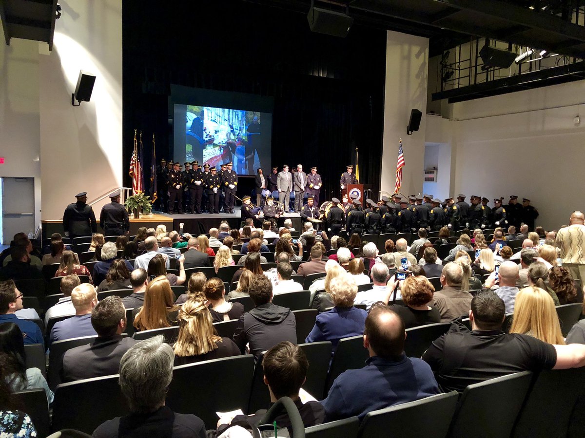 PghPolice's tweet photo. Join us in congratulating the new Pittsburgh Bureau of Police Officers! 28 new officers took their oath to protect the City of Pittsburgh.

Congratulations to class 18-02! Welcome to the family. https://t.co/sg4zEvfJxZ