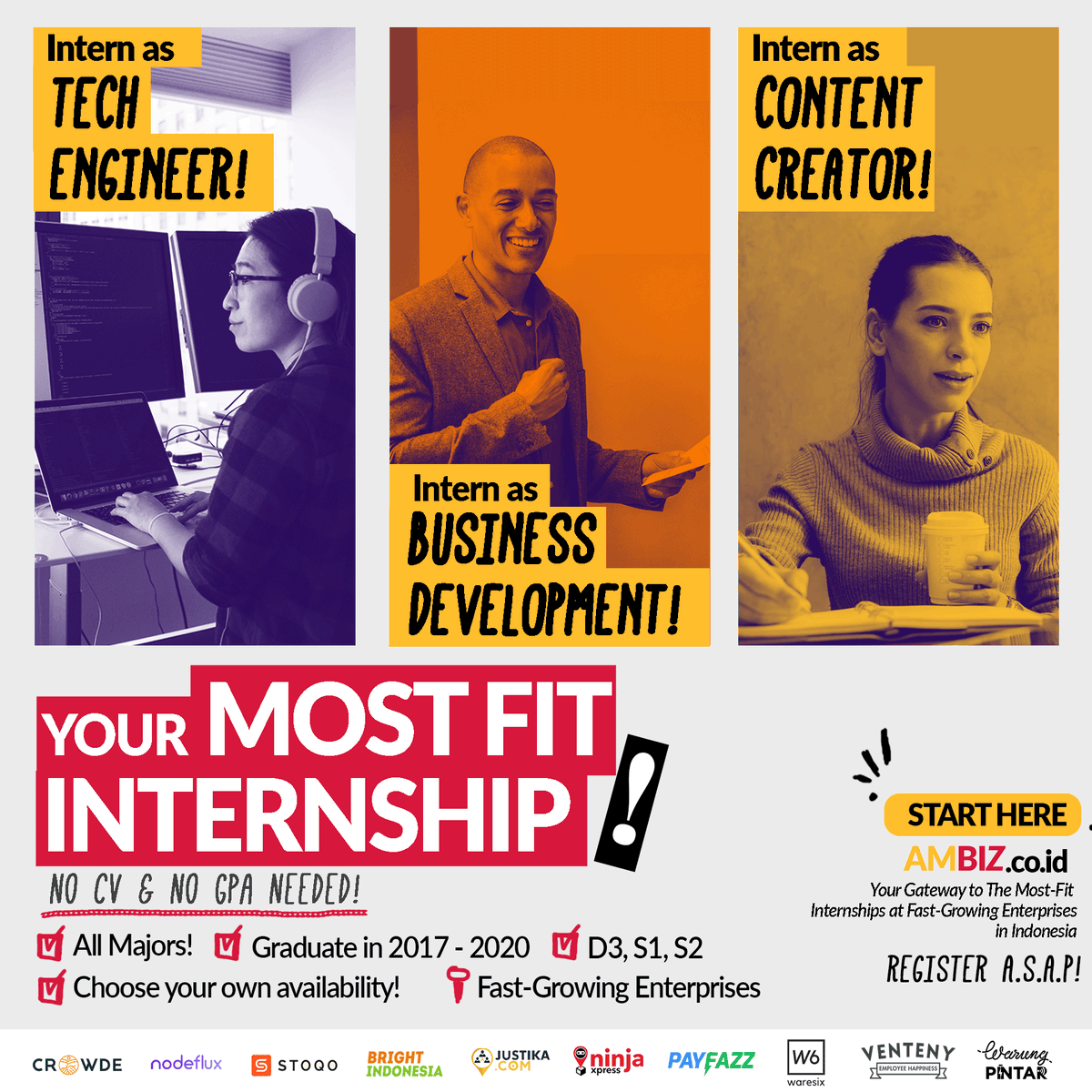 Info Lowongan Magang melalui AMBIZ