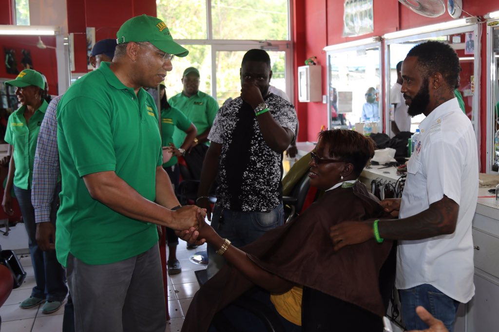 AndrewHolnessJM's tweet photo. (1/2) Highlights from today’s tour in the Port Antonio Division. The people of East Portland are ready to elect @annmarievazja as the next Member of Parliament for Portland Eastern.  #ChangeForEastPortland 
#DevelopmentForEastPortland #HopeForEastPortland #VoteJamaicaLabourParty https://t.co/gk0wHZNIJX