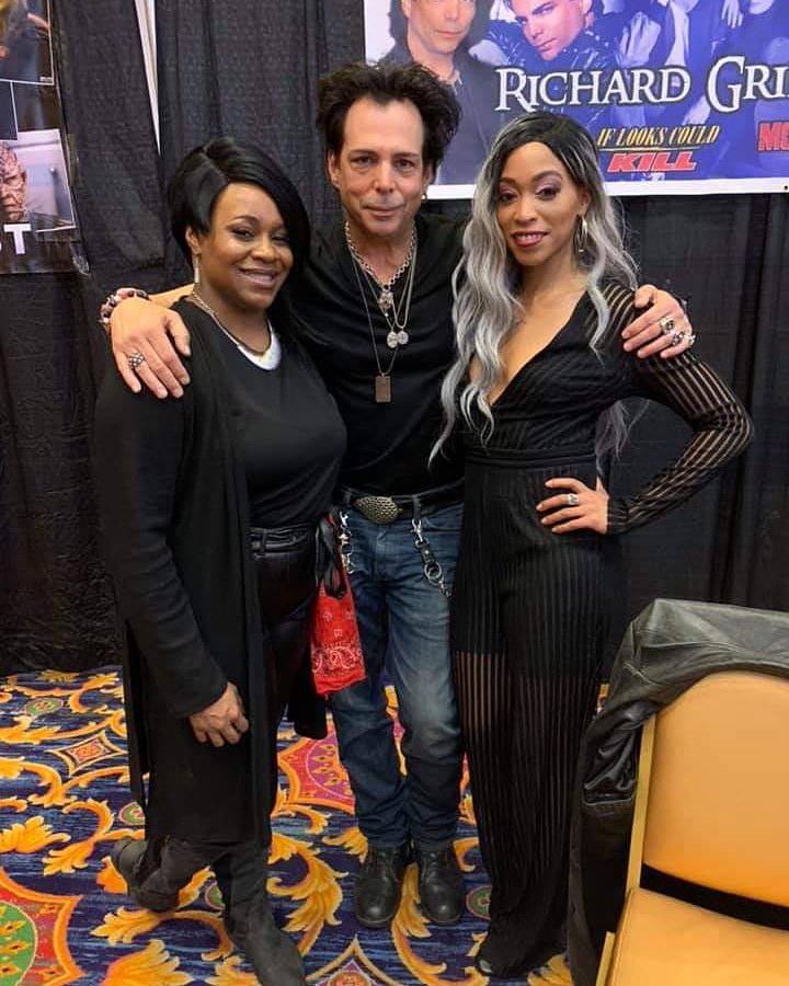 @lakisarenee and I Upstate NY buddy @Richard_Grieco at the NJ Horror con and film festival #NJHorrorCon #NJHorrorConandFilmFestival #njhorrorcon2019 #ShowboatHotel #AtlanticCity #21JumpStreet #Actors #Media #Press #UpstateNY #Syracuse  #Watertown #RichardGrieco