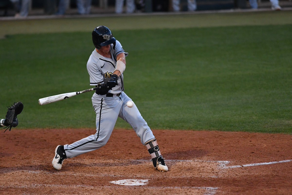 UCF_Baseball's tweet photo. BENNY 💣 BENNY 💣 BENNY 💣

First career home run for the rookie. 

12-0 in the sixth. https://t.co/7okJbqmhgY