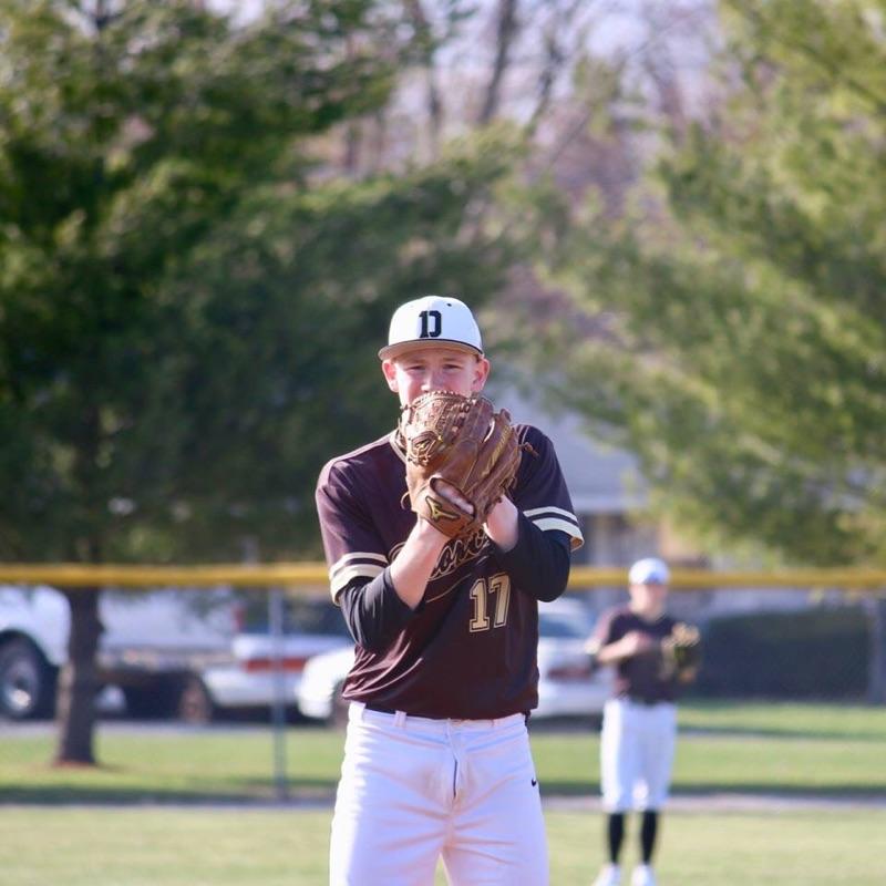 DHS_Broncos's tweet photo. Broncos baseball wins season opener over Muncie Central! 
They will take home field again tomorrow vs.  Monroe Central in their first MEC match up. https://t.co/tcPVbeTbMd