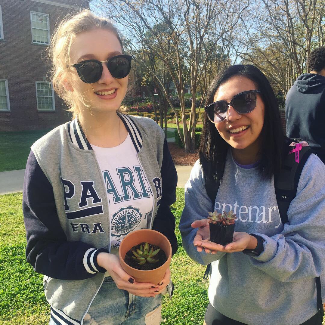 CentenaryCAB's tweet photo. We had a great time planting succulents and tie-dying shirts! See you tomorrow at 6:30pm at Kilpatrick for Daniel Martin! #centenarycab https://t.co/TEYbIU8bIg