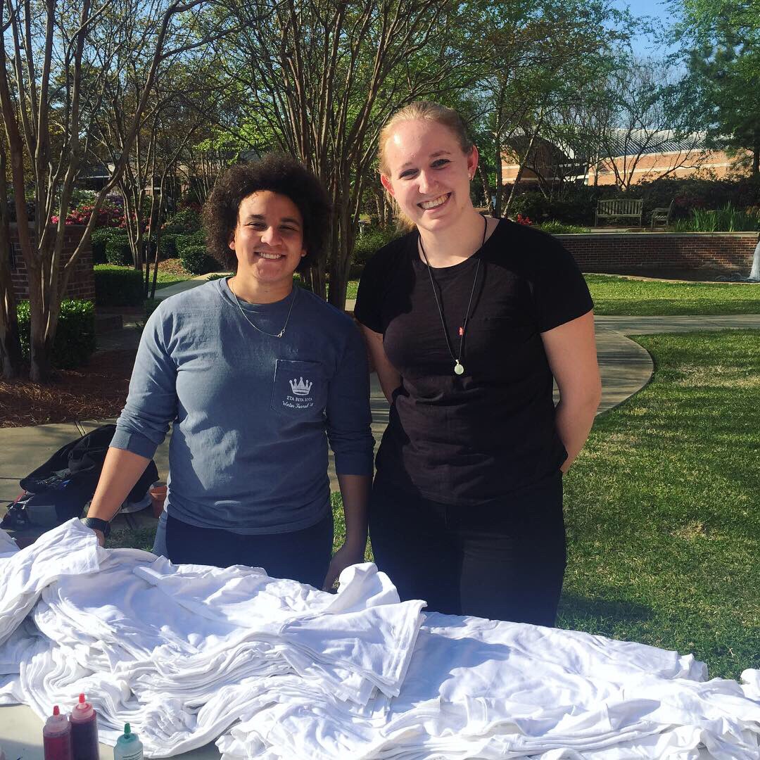 CentenaryCAB's tweet photo. We had a great time planting succulents and tie-dying shirts! See you tomorrow at 6:30pm at Kilpatrick for Daniel Martin! #centenarycab https://t.co/TEYbIU8bIg