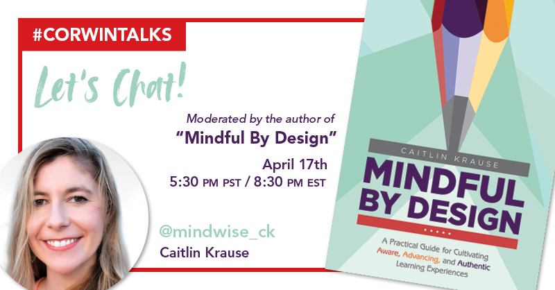 CorwinPress's tweet photo. Ever wondered how to incorporate #mindfulness into your curriculum or classroom? We've invited @MindWise_CK to answer this question on #corwintalks!
Set a reminder: https://t.co/Cs9FDIZWBy https://t.co/qKvXceTdAf