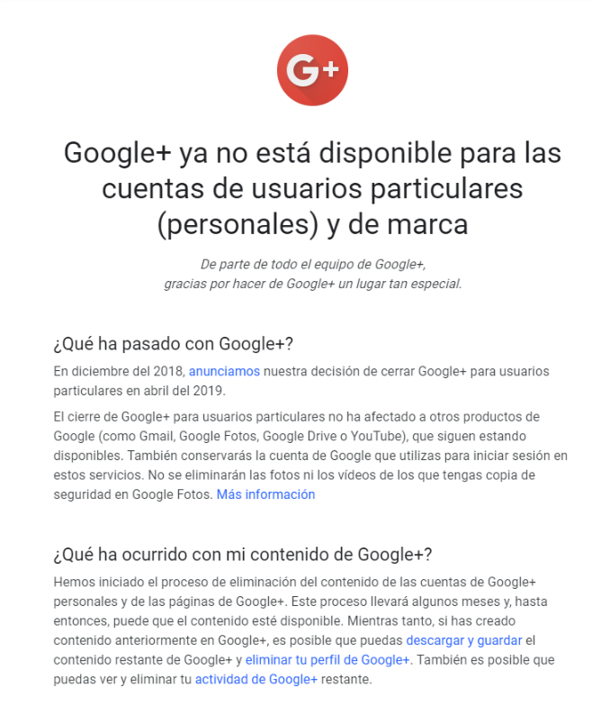 AngeelPortillo's tweet photo. Sólo para que sepan: Descanse en paz, Google Plus. 💀 #GooglePlusShutdown https://t.co/149q7nodws