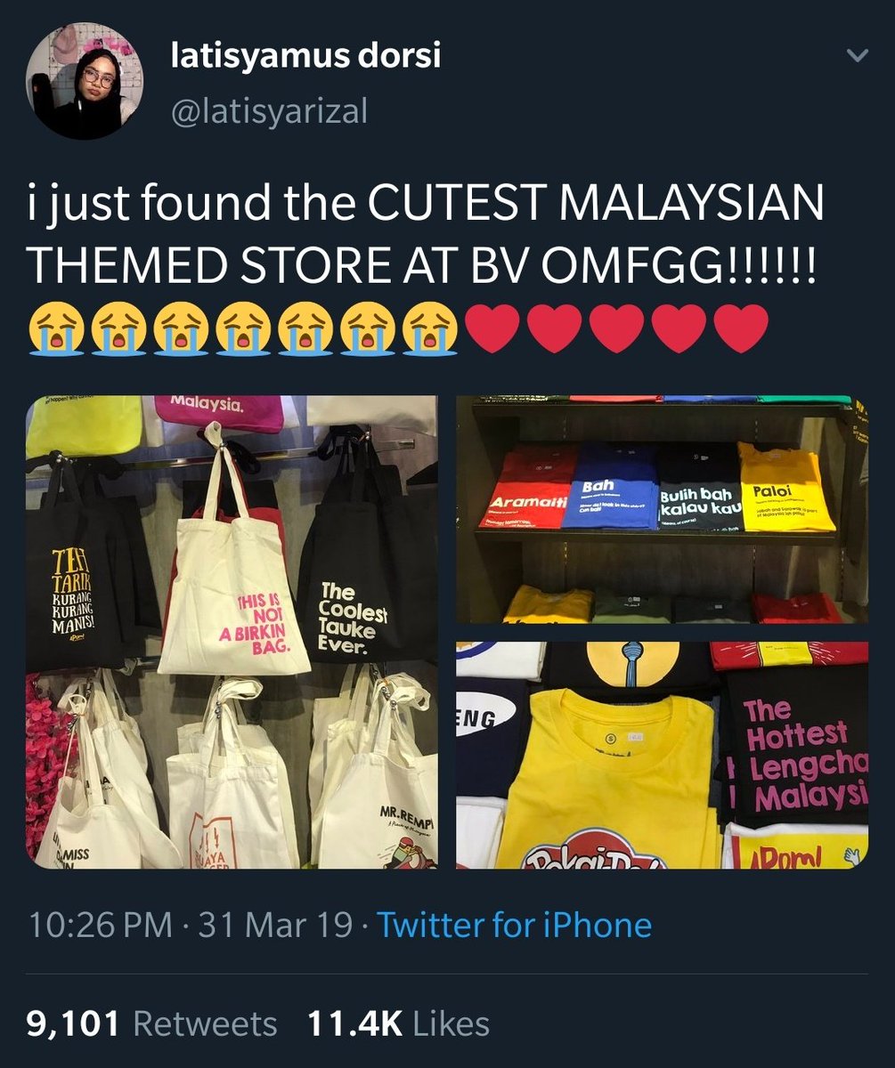 APOM_MY's tweet photo. Probably our best social media achievement ever lah hahaha thank you for all the love people!!! Especially @latisyarizal ❤️❤️ https://t.co/RvCjVXH2Nn