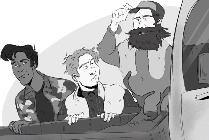 I don't post actually art here only on my Instagram but.. today is different. I drew @JaymamonJ / @wherewerewolf comic fanart!! It's a little study redraw panel. I just picked it randomly. :') quite proud on how this turned out I'm kinda shakin. Both of you are big inspirations! 