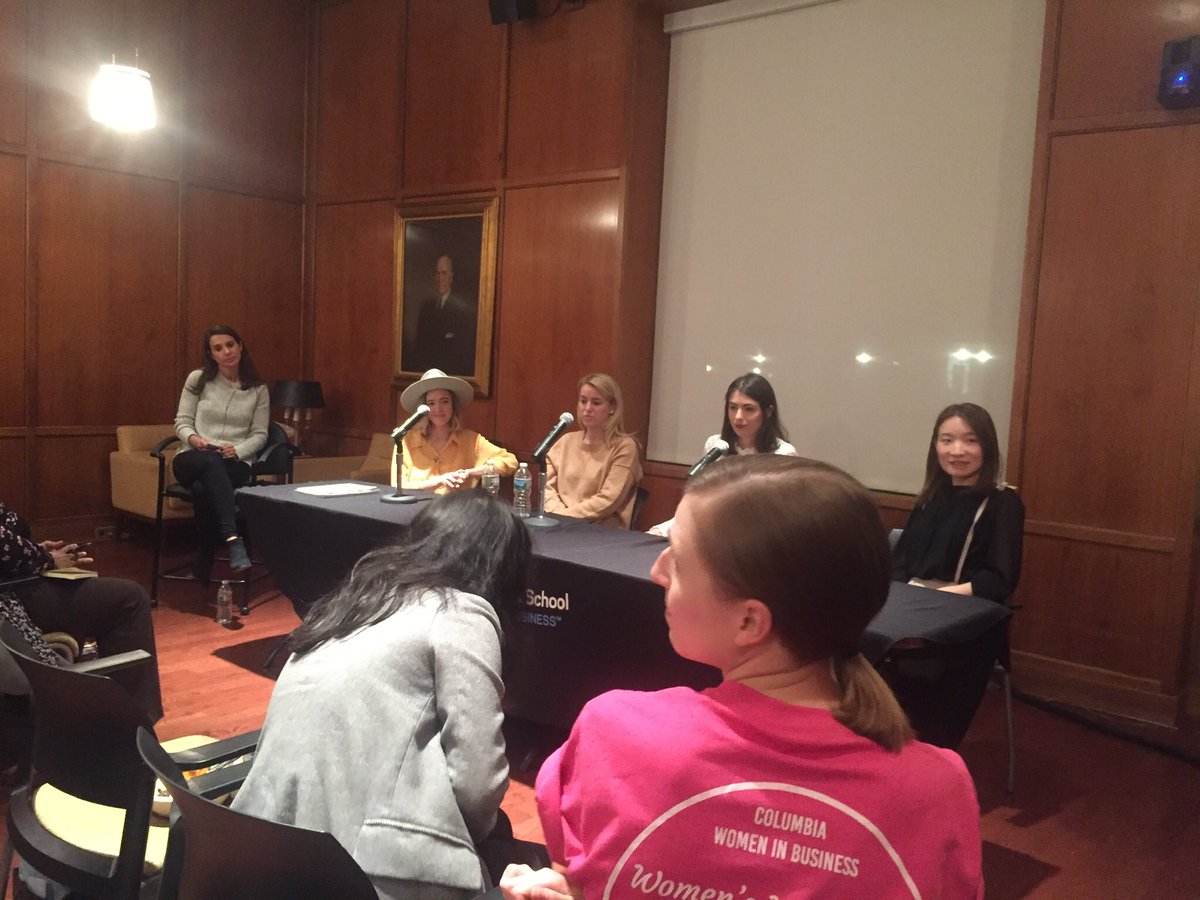 Great retail entrepreneurship panel tonight! Founders of Teressa Foglia, Weezie, Pepper Home, &amp; Sundays Studio.