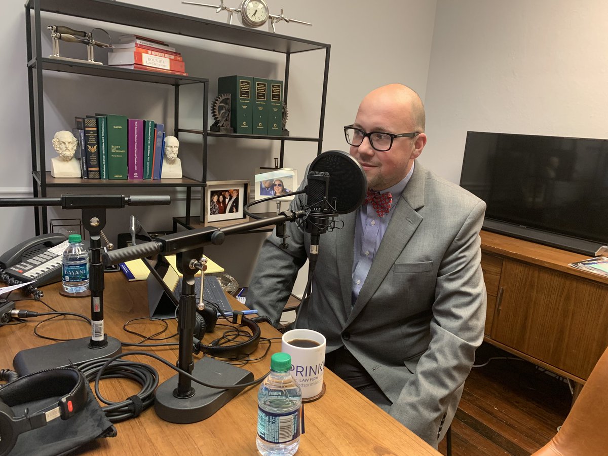 BorghardtLaw's tweet photo. In the studio recording new episodes of the Legally Unfiltered podcast at the Sprinkle Law Firm. Attorneys @RichSprinkle and @BorghardtLaw cohost this weekly podcast that airs Weds at 10:30am. 

Listen at https://t.co/lmljcPYbxb

#LegallyUnfiltered #BatonRouge #Louisiana #Legal https://t.co/Z3zfIzNC6O