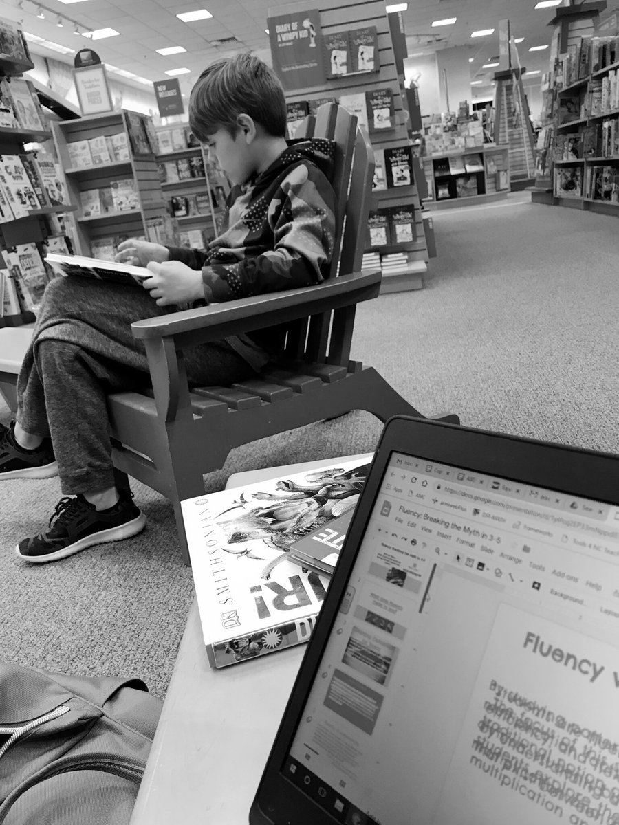 rwood_3's tweet photo. When your mom is planning for a PD...
You get a cookie, leave with 2 books and have “old McDonalds” for dinner! #teacherkidproblems #lovehisloveforreading #absscorefour https://t.co/wDCWUgtCCu