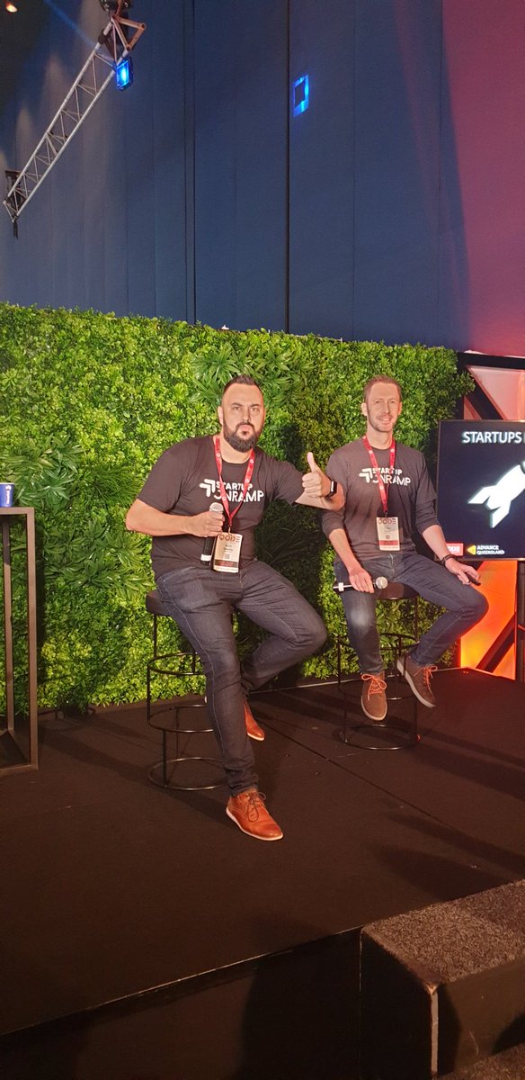 Builtbyproxy's tweet image. @nickshewring about to pretend to be professional for @StartupOnramp  on the yawarr stage at #QODE #qodebrisbane