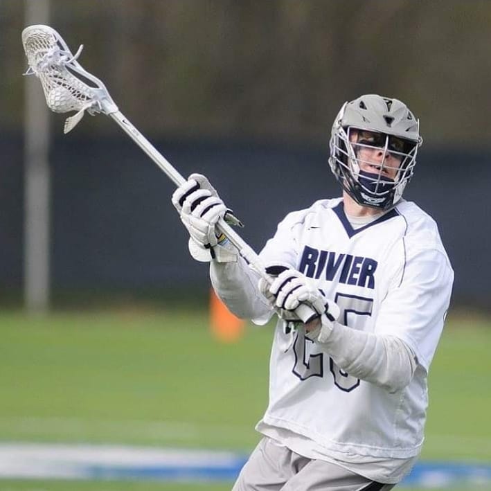 RivierMLax's tweet photo. Win 11-9 over Anna Maria. Guinasso nets 5 on the night and Larsen expands his career goal total to the new all time program mark at 132 passing Liam Ryan's previous record of 130.
#BROTHERHOOD  #NFAcrew https://t.co/eYHrJn2fEI