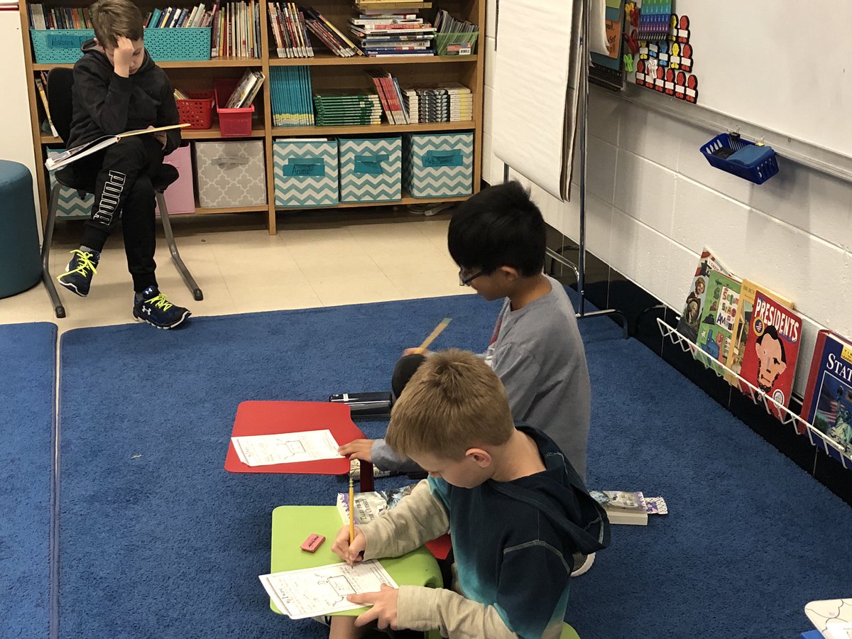 Choice + accountability + flexible seating = serious work!  You could have heard a pin drop!
#RTSD26Learns  #IGInspires #paradisepals