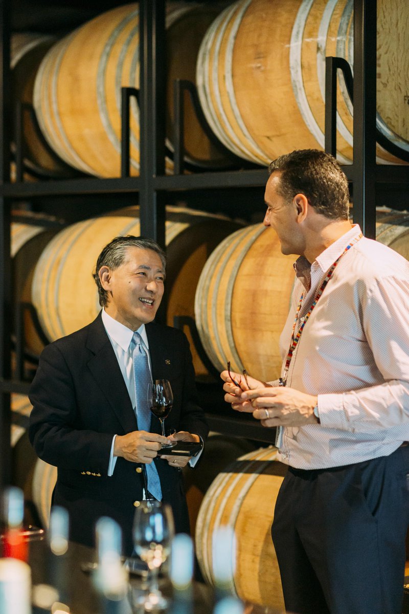DFATVic's tweet photo. A global wine company @TWEGlobal is growing its business in Europe, Asia & the Americas. With brands @penfolds @WolfBlassWines TWE’s grape growing, wine production & global distribution are supported by international partnerships & strong network of FTAs #FPWhitePaper #CCTour2019 https://t.co/y7IV927Yff