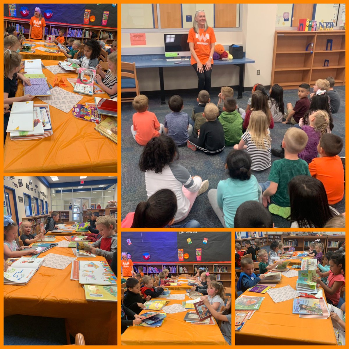 aisforallred's tweet photo. “What-A-Book” book tasting! What a fun activity! These readers loved trying out new book in such a fun and engaging environment. Thank you @CDavisRead and @Brittdbaker for all your hard work today! 🧡 #bestatYES https://t.co/MRN3XFkTCQ
