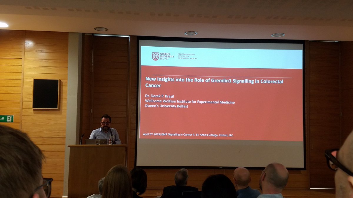 chaz_hong's tweet photo. Day 2 of BMP Signaling &amp; Cancer Conference @UniofOxford. Learned about the role of BMP signaling in leukemic stem cell drug-resistance, in immune modulatory role in tumor microenvironment, and iron homeostasis. #BiochemSoc #BiochemEvent @CPMOxford #leukemia #cancerresearch https://t.co/EbDabQgvcM