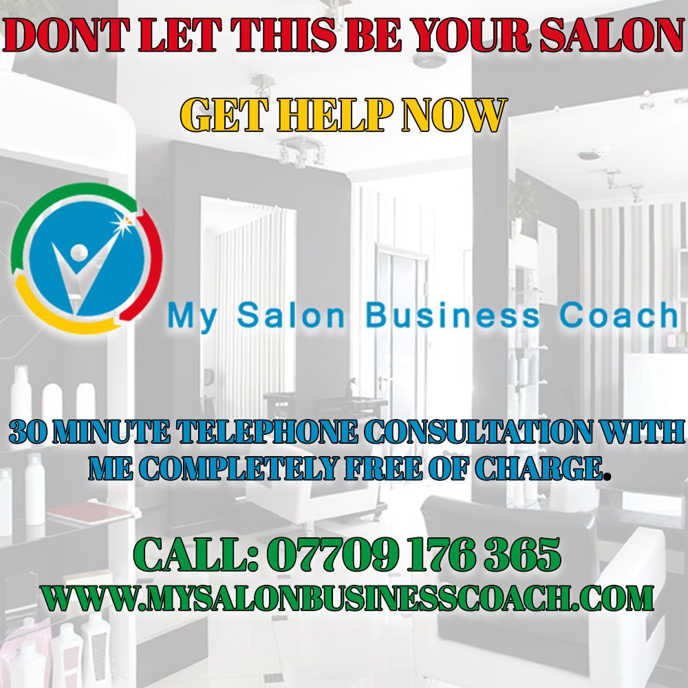 Do you need help with your salon business?

Get that help NOW from My Salon Business Coach!

mysalonbusinesscoach.com

#MySalonBusinessCoach #TakeAction #MoneyBackGuarantee