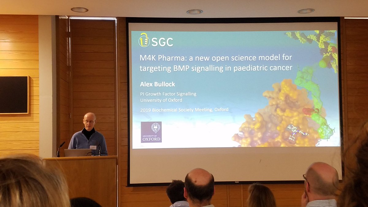 chaz_hong's tweet photo. Day 2 of BMP Signaling &amp; Cancer Conference @UniofOxford. Partnering to treat high grade gliomas. A clue &amp; a cure from embryogenesis? Plus, M4KPhram, a novel non-profit model to takle deadly pediatric brain cancer. #BiochemSoc #BiochemEvent @CPMOxford #leukemia #cancerresearch https://t.co/addeSVHAq5