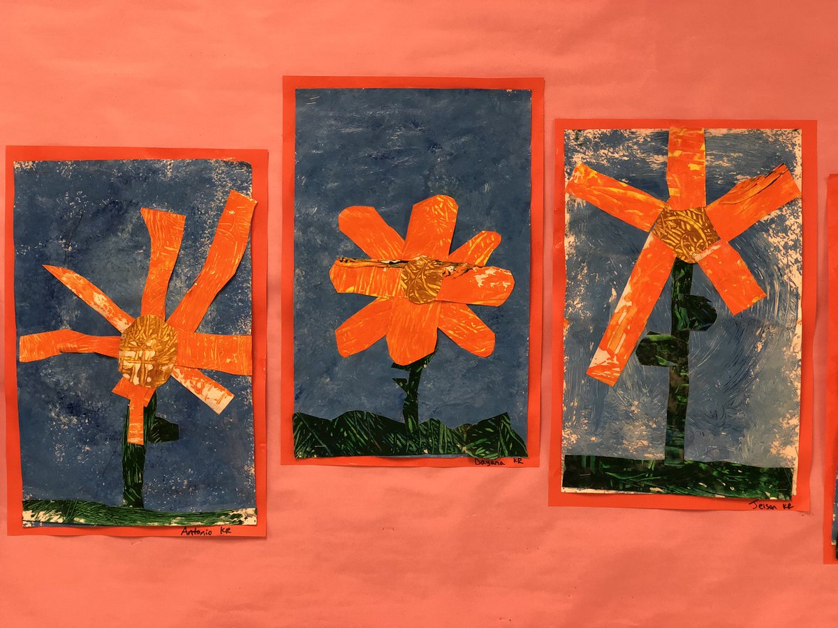 Happiness is...seeing this beautiful student work lining our hallways every day 💕 #Somosartistas #SomosOT #112leads