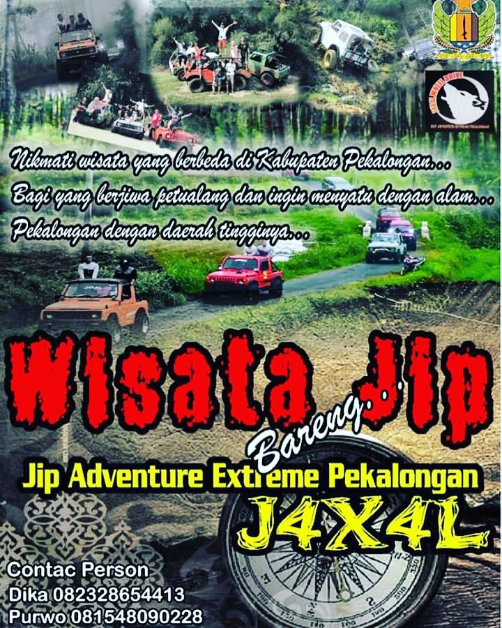 Mau trip wisata Kabupaten Pekalongan dengan nuansa yang berbeda?????
Ini jawabannya, nikmati trip wisata di kab pekalongan dengan jeep adventure, rasakn sensasi yang berbeda, mari ajak keluarga saudara untuk trip ke wisata kab pekalongan
#pesonaindonesia