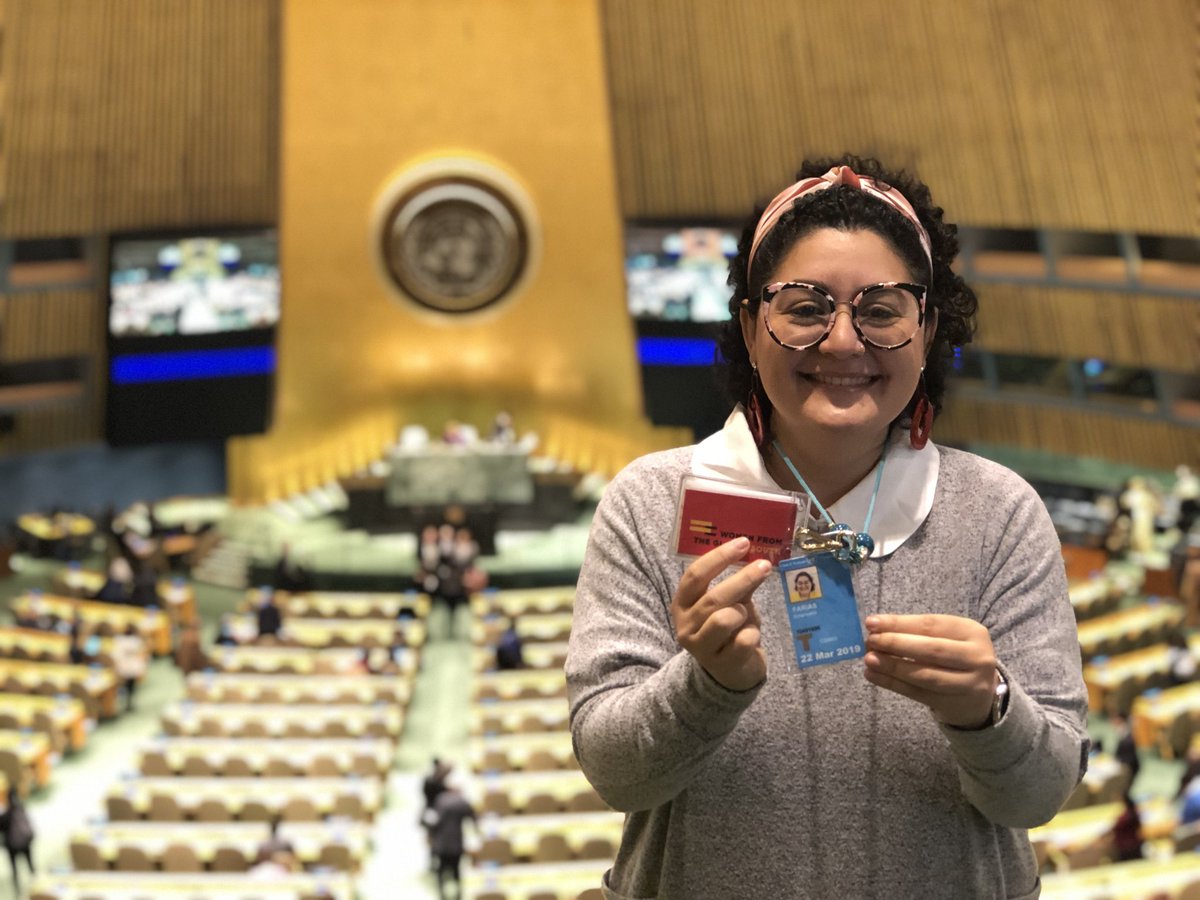 mulheres_msg's tweet photo. A nossa fundadora do Mulheres do Sul Global, @Manu_Pinheiro, marcou presença na CSW63 - Comissão para o status da mulher, na sede da @UN_CSW  em NY. Leia mais sobre o relato dessa experiência neste link: https://t.co/MtmvWEZqtz https://t.co/HSWUjb4wuC