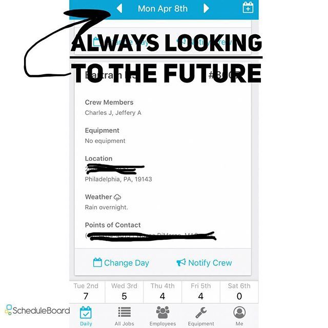 scheduleboardhq's tweet image. This is a view from our mobile app. 
Having your schedule planned out let’s you react when things change. 
Having your schedule available let’s you react faster!

Give your team the tools they need.

#dispatcherproblems #smallbusinessowner #smallbusiness… ift.tt/2uJprvs