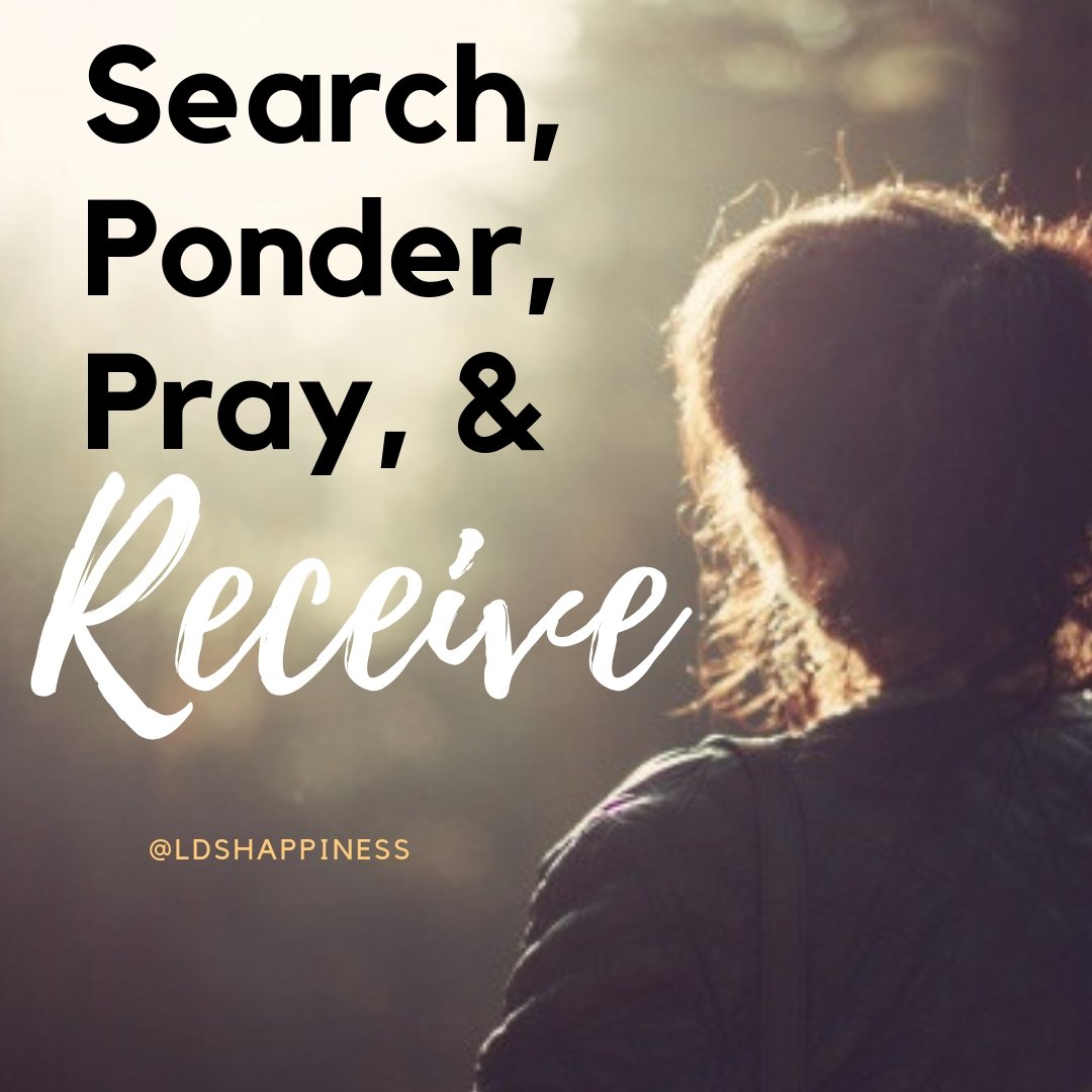 LDSHappiness's tweet photo. Personal revelation comes with real effort and real intent! A missionary friend gave this reminder in a recent email. With your Come Follow Me or other scripture study, make a goal to receive & act on the principles that you search, ponder, and pray today! #HappinessinScriptures https://t.co/0V303JauYb