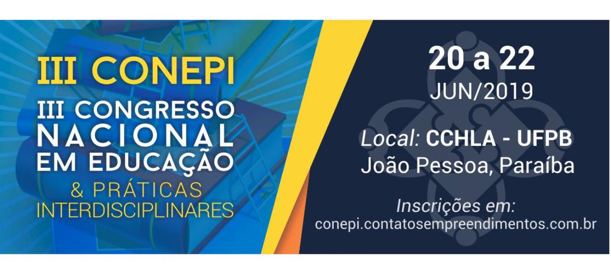 SoaresSousa9's tweet image. #IIICONEPI Congresso Nacional em Educação e Práticas Interdisciplinares #Doity #pontue