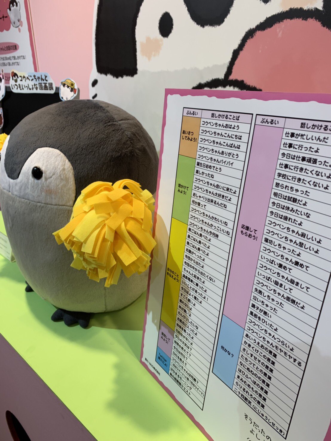 ひ*り様 コウペンちゃん原画展 複製原画 みんなで囲炉裏ごはん