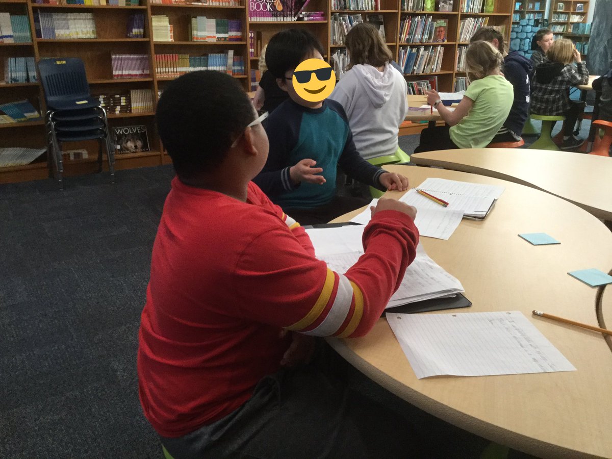 LESReading24's tweet photo. Stories from the Heart,  Leawood’s narrative writing project , is underway .  Students brainstormed ideas close to their hearts, learned some tips from author, David Harrison, and are now working in multi-grade groups to revise drafts! #WeAreFamilyLES ,#weareauthors, #bvlibraries https://t.co/av1hVOj8YC