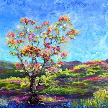 awakenedream's tweet photo. Reinvented Landscapes and Tree of Life https://t.co/XBZSWajCIE  Series of paintings - original mixed media art. https://t.co/zPYJMlnqu9