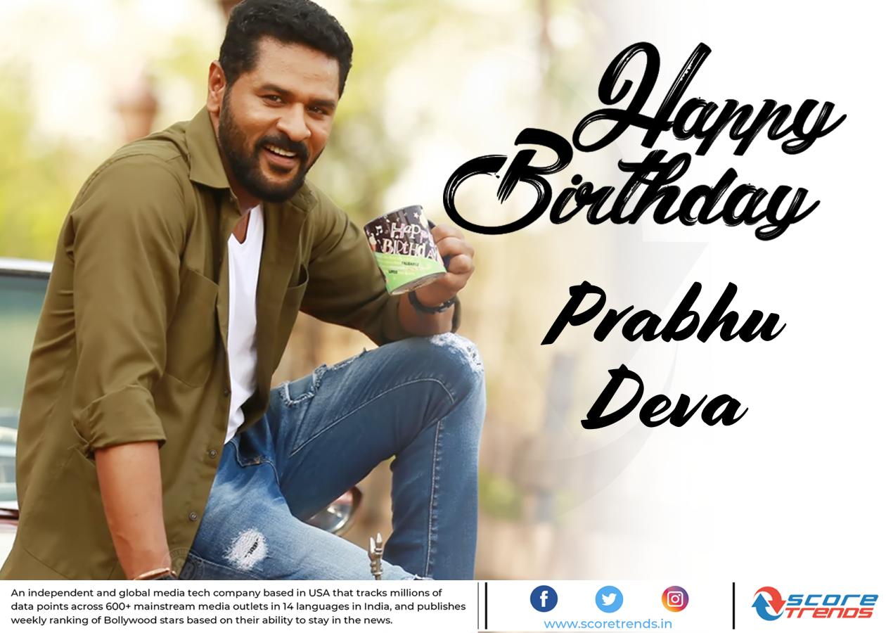 Score Trends wishes Prabhu Deva a Happy Birthday!! 