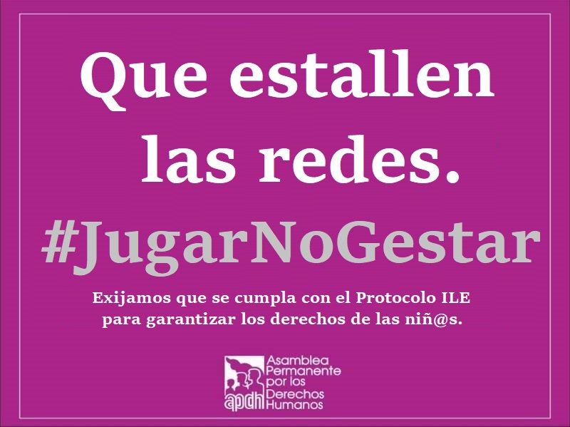 SanApdh's tweet photo. Se desmayó mientras jugaba en el patio de su escuela. Tiene 11 años y un embarazo de 19 semanas. La justicia de San Juan está retrasando la ILE. #JugarNoGestar  @CampAbortoLegal  @C5N  @APDHArgentina @sergiounac https://t.co/pyGRzHXhei