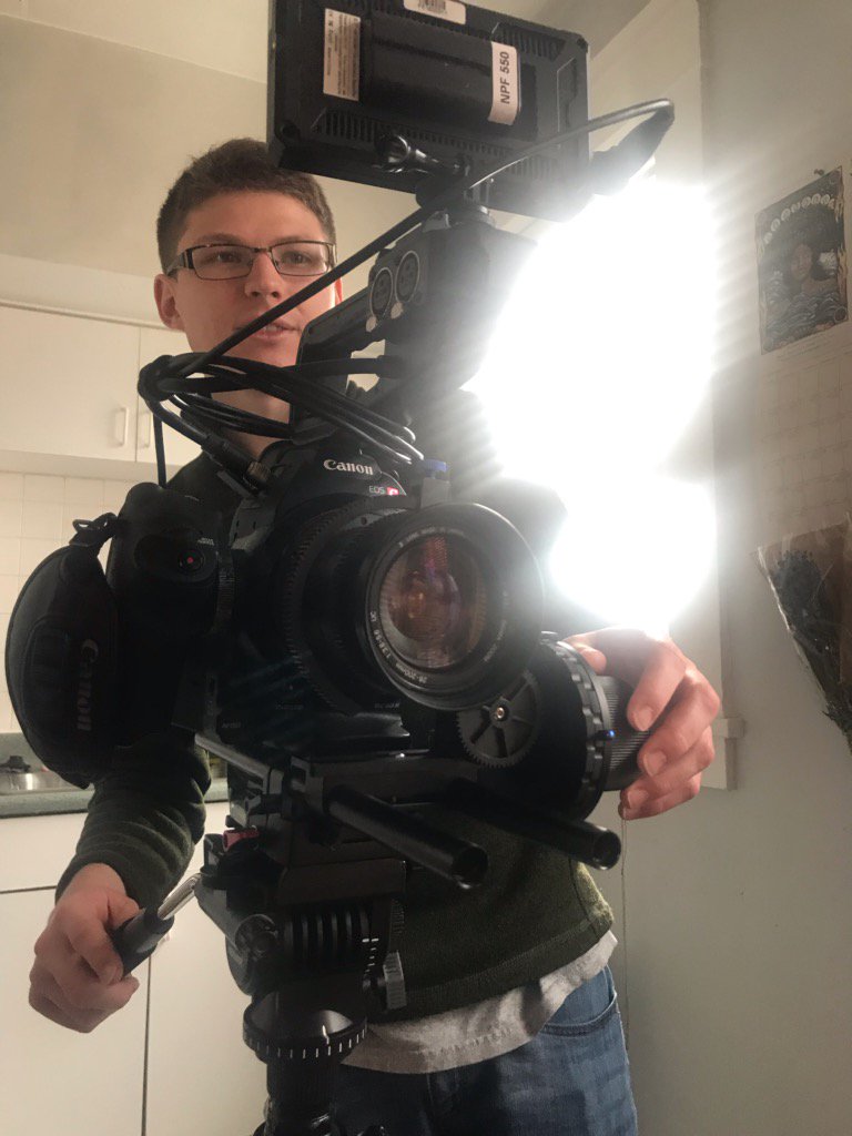 renofilmco's tweet photo. The real #AprilFools joke is having our #mcm post on a Tuesday. 

So big round of applause to Nathaniel Karr! 🎉

Nathaniel has been an integral part of RFC with his role as Director of Photography and we hope to continue working with him on upcoming projects!

#staytuned #rfc https://t.co/d0PNyml55M