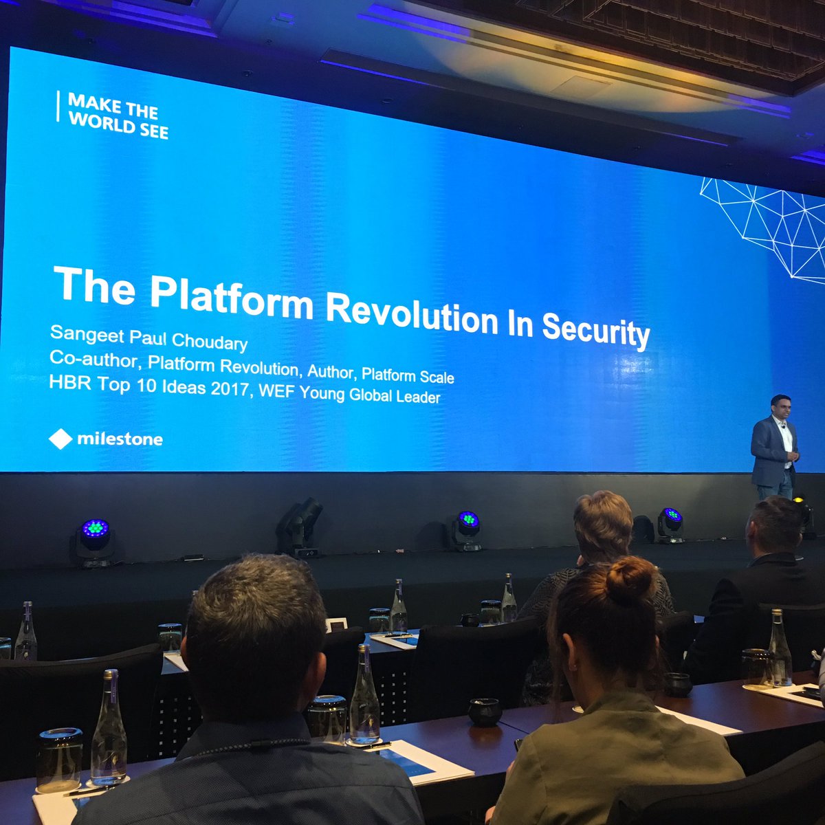 channeltennz's tweet photo. Thank your @sanguit for your presentation on The Platform Revolution in Security. The Digitisation of the human condition (consumption and identity) creates interesting questions and opportunities for tech companies.

 #maketheworldsee #mips2019 #channeltenz https://t.co/OySEjnASpw