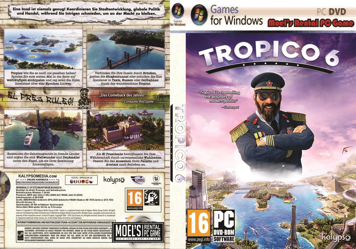 Baru "Tropico 6" -Untuk Sementara Copy Lewat HD-.