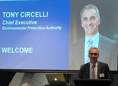 SA_EPA's tweet photo. #SAEPA CE @TCircelli speaking at today's #FutureExecs Symposium #SouthAustralian #LeadershipAcademy for senior managers to develop leadership capabilities &amp; high performance required for more complex roles. https://t.co/P49hbfI7A1
