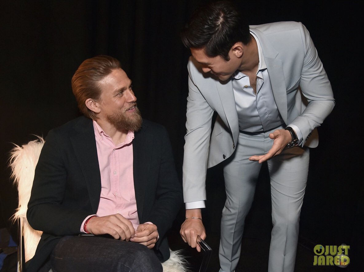 Hunnam Hedlund On Twitter Charlie Hunnam Henry Golding At