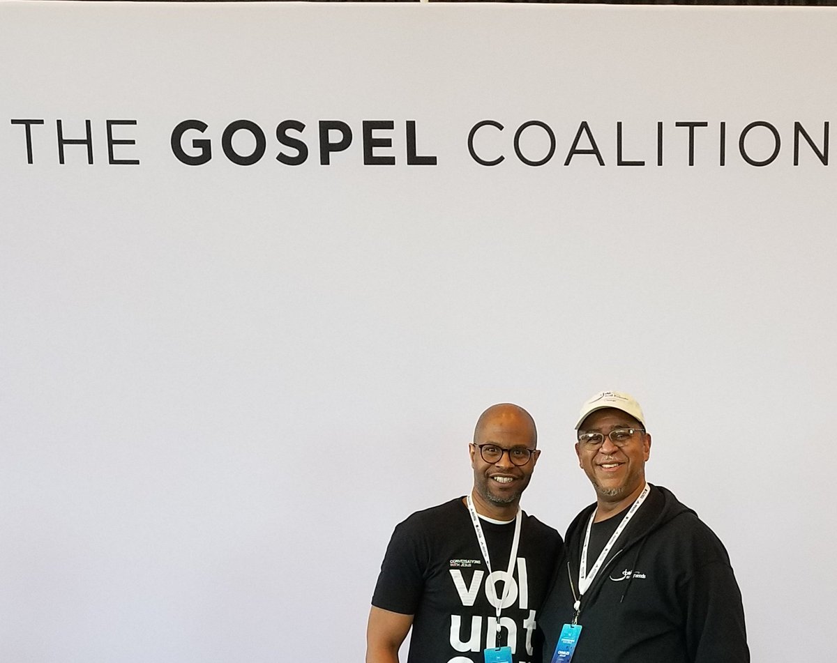 CFLMarriageMin's tweet image. At The Gospel Coalition @TGC 2019 national conference in Indianapolis, catching up with @CFLMarriageMin 2017 retreat speaker, Pastor Charles Butler (on the right) from @TheMoodyChurch!
#TGC19
#CommittedForLife