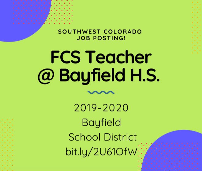 Southwest Colorado job posting! Bit.ly/2U61OfW