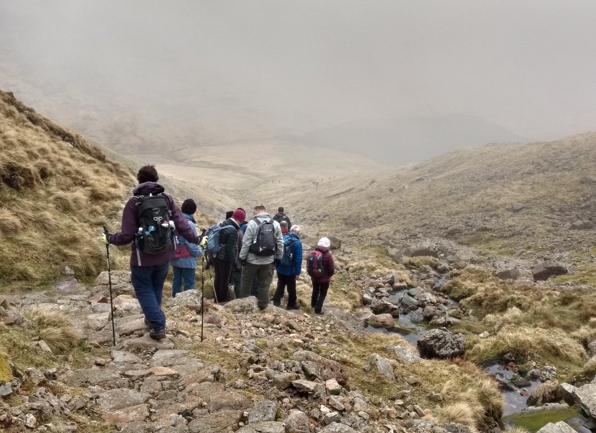 My VHF SOTA Activation last Saturday with Ryedale Walking Group Members on Great Gable, Lake District G/LD-005. 11 members fellwalking in mist - average age 65 <a href="/rebecca1mason/">Rebecca Mason</a> <a href="/GeoffBogg/">Geoff Bogg</a> @Eric_Wesson <a href="/SOTAwatch/">SOTAwatch spots</a> <a href="/ryedalewalking/">Ryedale Walking</a>
