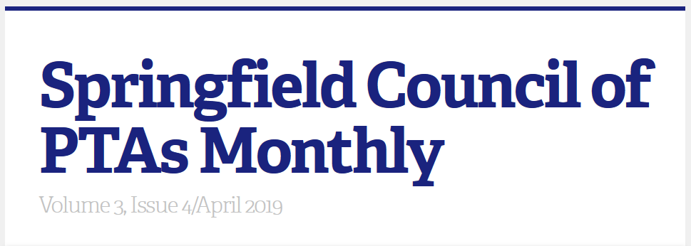 Use the link below to access the April SCPTA Newsletter.  This issue includes the debut of Socks &amp; Underwear Girl - The PTA Clothing Bank superhero, info about the MOPTA Convention and other exciting things.  smore.com/hkwmn