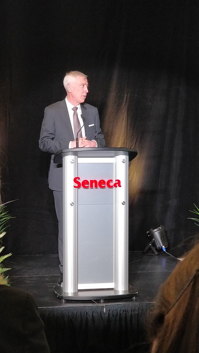 SenecaBusiness's tweet photo. #SenecaProud of our @senecaslafs student #JasonStone, who this evening did a tremendous job speaking in front of a large crowd of donors, students and faculty at this year's #SenecaAwards.
Congratulations to all the winners this evening! https://t.co/002sPfpTBR