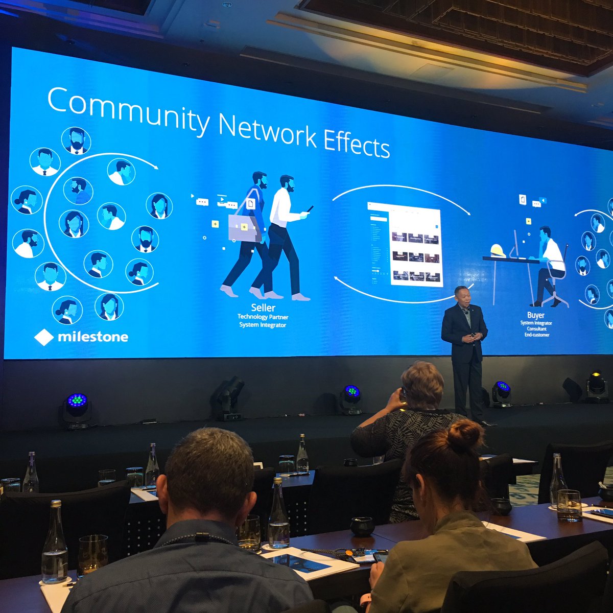 channeltennz's tweet photo. @milestonesys Marketplace, Milestone direction around Cloud and The Copenhagen Letter. @MS_BBL takes us though the exciting roll Milestone plays as a responsible surveillance provider. 

#milestonecommunitydays #milestonesystems #mips2019 #channeltenz #iptech https://t.co/f7SlNeJ2kz