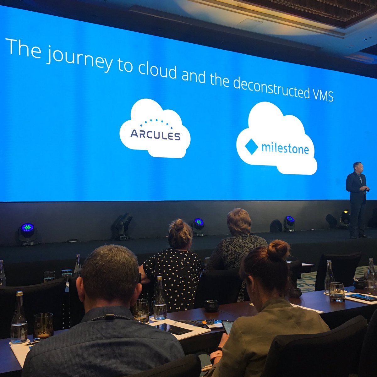 channeltennz's tweet photo. @milestonesys Marketplace, Milestone direction around Cloud and The Copenhagen Letter. @MS_BBL takes us though the exciting roll Milestone plays as a responsible surveillance provider. 

#milestonecommunitydays #milestonesystems #mips2019 #channeltenz #iptech https://t.co/f7SlNeJ2kz