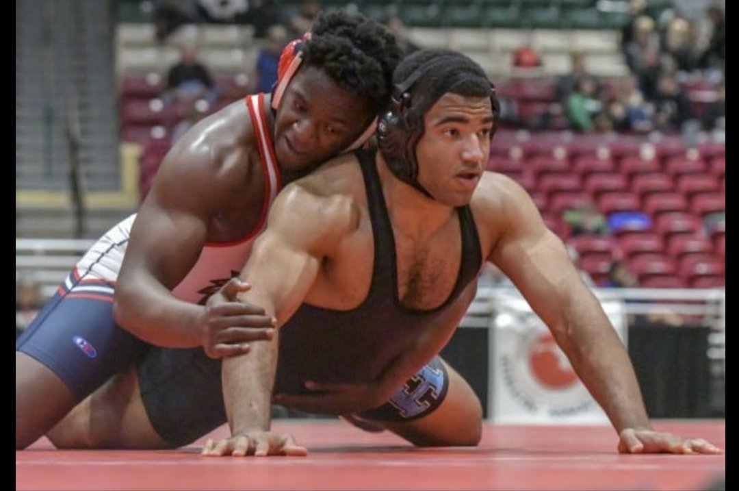 FHS_wrestling1's tweet photo. Congrats to Senior Captain Elijah Solomon @h3x_e for earning All-Met honors (for the 2nd time this year - Football &amp; Wrestling) following yet another State Championship campaign. #2ndToNone #HardWorkPaysOff https://t.co/2bxN1ZtQC9 https://t.co/2K1G3WvGAr
