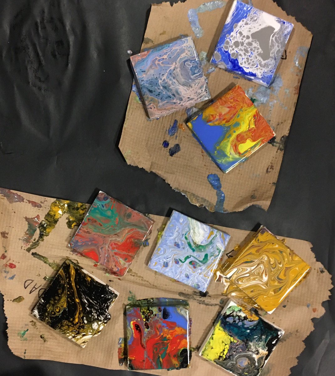 NJAHS members participating in Art for All @BVN to help celebrate Austism Awareness Day! @bvnartdesign <a href="/NAEAMiddleLevel/">NAEA Middle Level</a> #communityservice